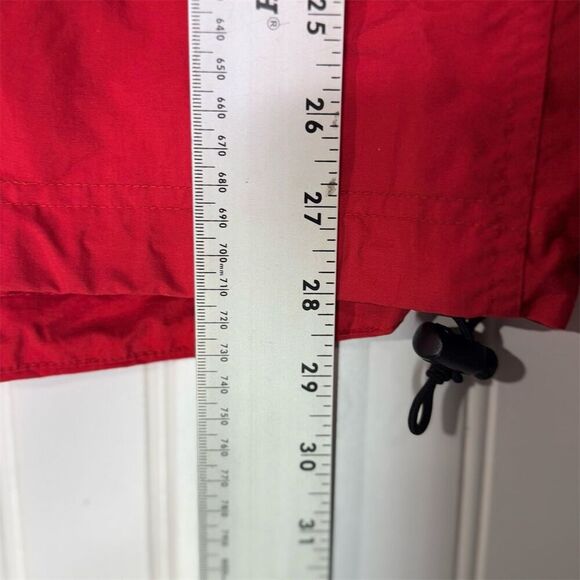 Y2K Red Vantage Windbreaker Jacket Small Grunge Nylon Anorak Streetwear Skater - Picture 7 of 11